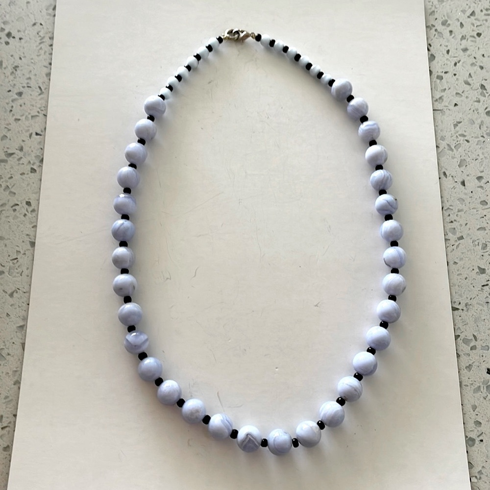 Blue Agate necklace